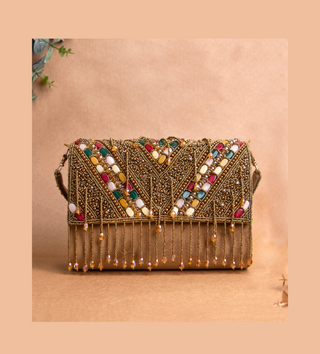 brown handbag with rhinestones#color_brown