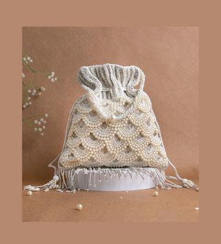 white pearl potli bag#color_white